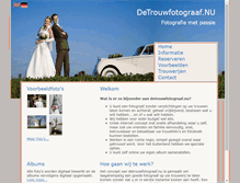 Tablet Screenshot of detrouwfotograaf.nu